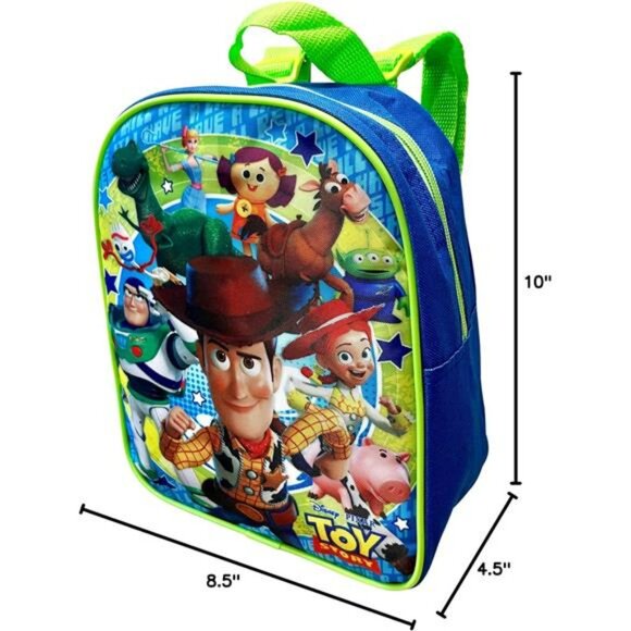 Toy Story Kids Mini Backpack 10 Inch Cartoon School Bag for Toddler Boys Girls - Picture 2 of 6